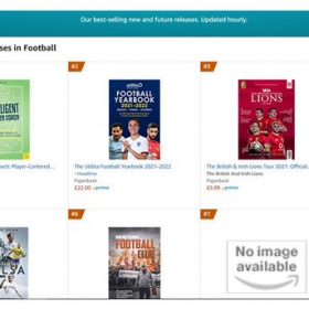 Pre-Order Release TOPS Amazon UK ‘Hot New Releases in Football’ charts
