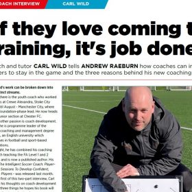 Carl Wild – Soccer Coach Weekly interview, Part 1