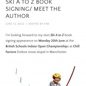 Ski A to Z book signing