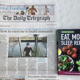 The Daily Telegraph features Michael Gleeson & ‘Eat, Move, Sleep, Repeat’