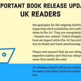 IMPORTANT BOOK RELEASE UPDATES …